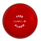 Vimpex CBE6-WD-012-EN ClamBell 12 V 6" Fire Alarm Bell -  Deep Base - White